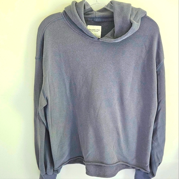 Abercrombie & Fitch Tops - Abercrombie and Fitch blue hoodie sweatshirt